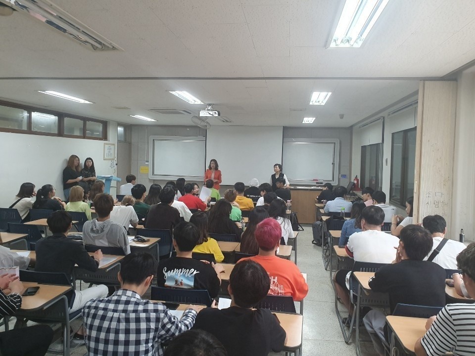 사회복지상담학부 고교방문 입시활동 설명회