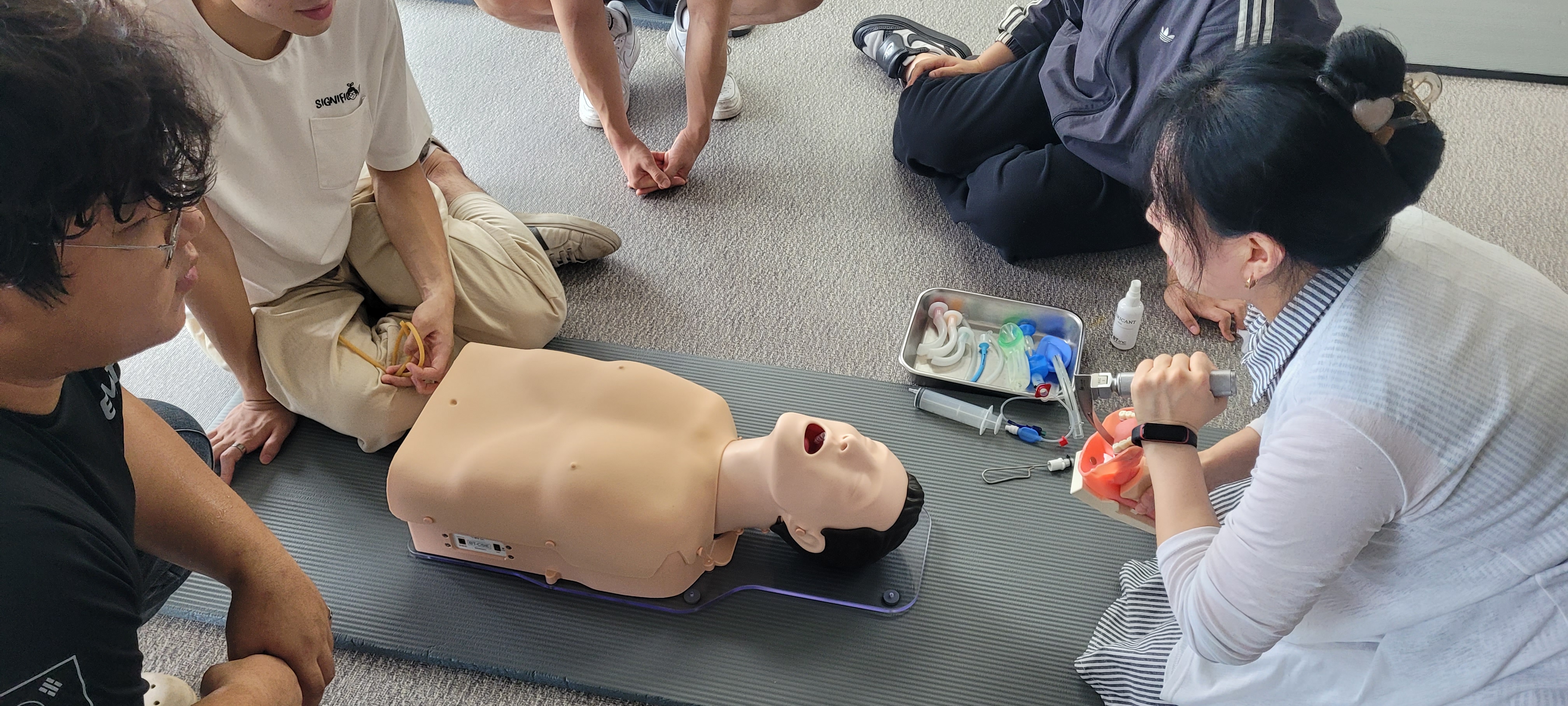 기관내삽관술기연습